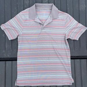 Striped Gray Polo Shirt